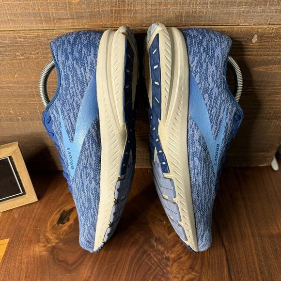 Womens Brooks Launch 7 Blue Athletic Running Sneakers Shoes Size 10.5 B GUC - Picture 4 of 8